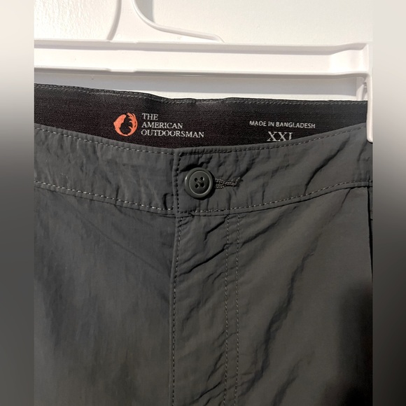 The American Outdoorsman Men’s Nylon Water Repellent Hiking Shorts - Picture 5 of 6